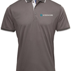 Grey Screencore Polo Shirt